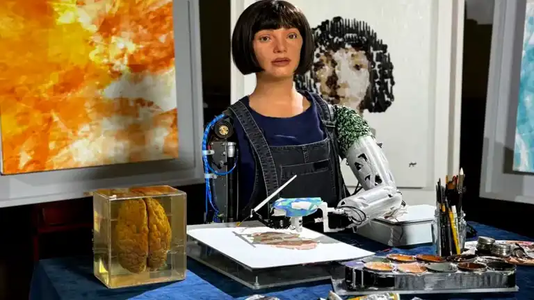 Robot Sanatçıdan 120 Bin Dolarlık Eser