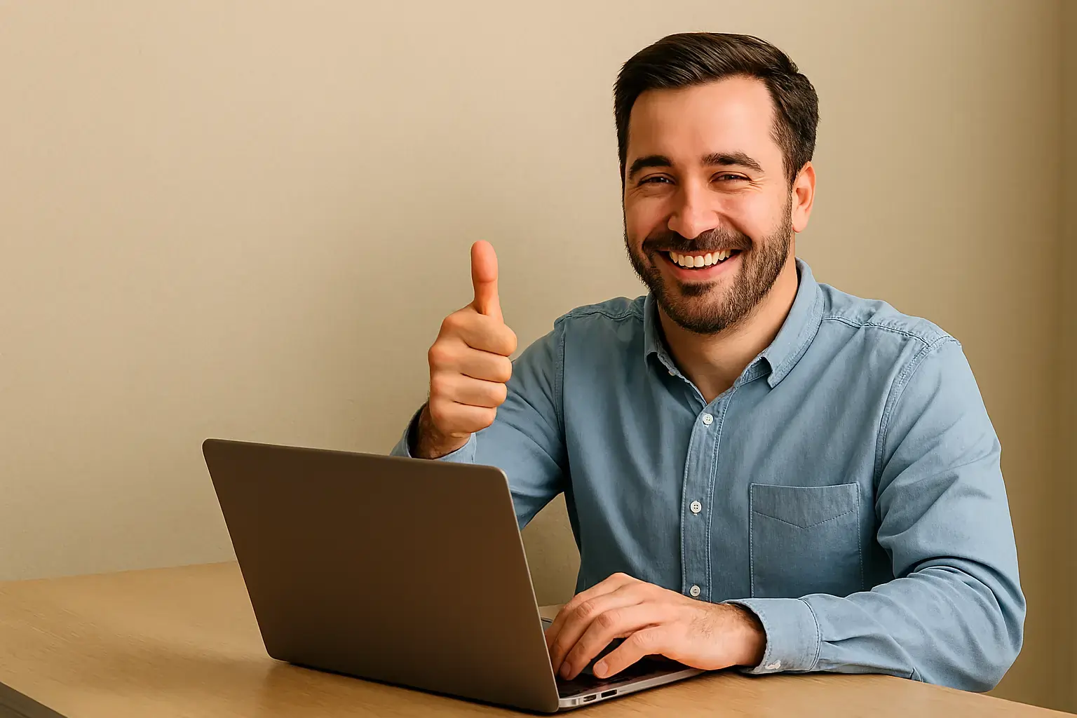 Bilgisayar başındaki adam